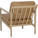Gilmore Light Oak / Sahara Camel Leather Lounge Chair
